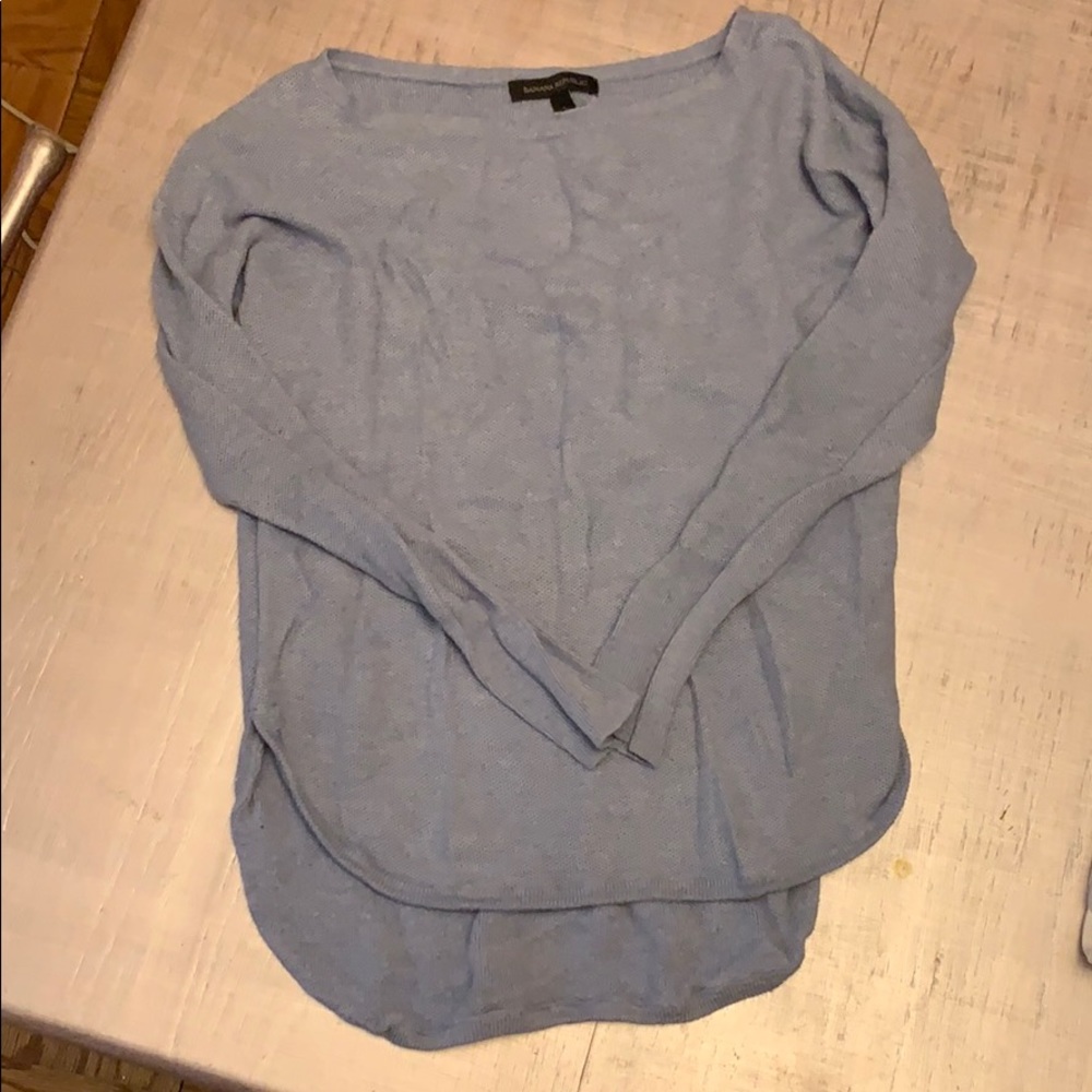 Light blue banana republic sweater